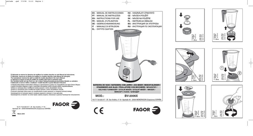 Fagor BV-2006X Instructions for use