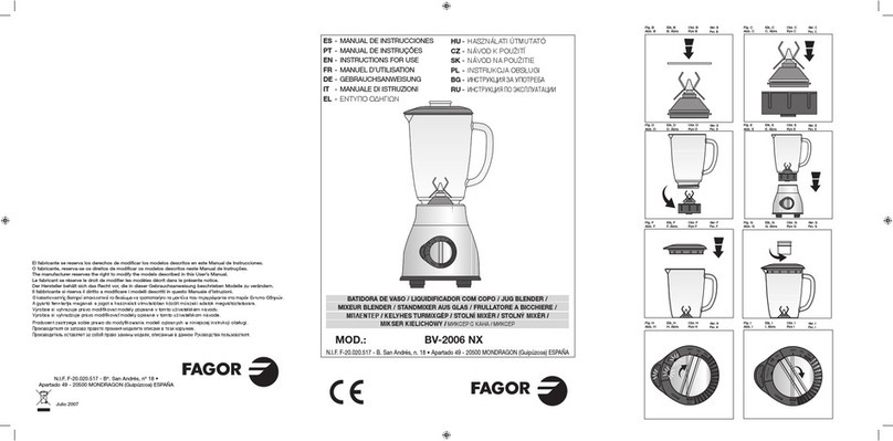 Fagor BV-2006 NX manual