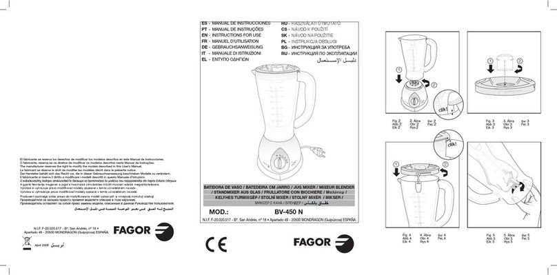 Fagor BV 450 N manual