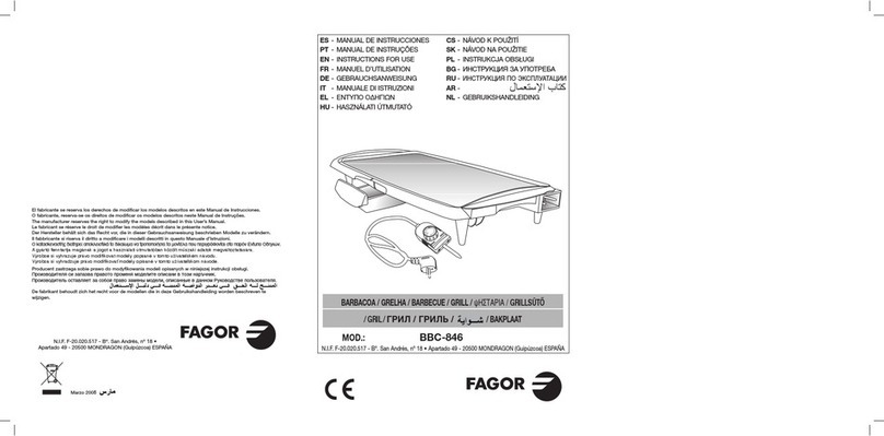 Fagor BBC-846 - 2008 User manual Fagor BBC-846 - 2008 User manual