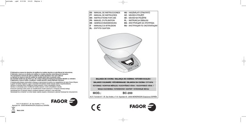 Fagor BC-200 - 2006 manual