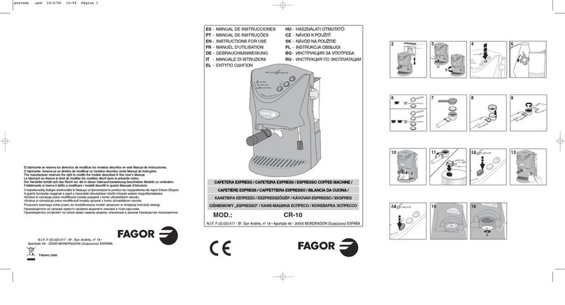 Fagor CR-10 Instructions for use