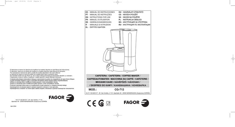 Fagor CG-712 Instructions for use