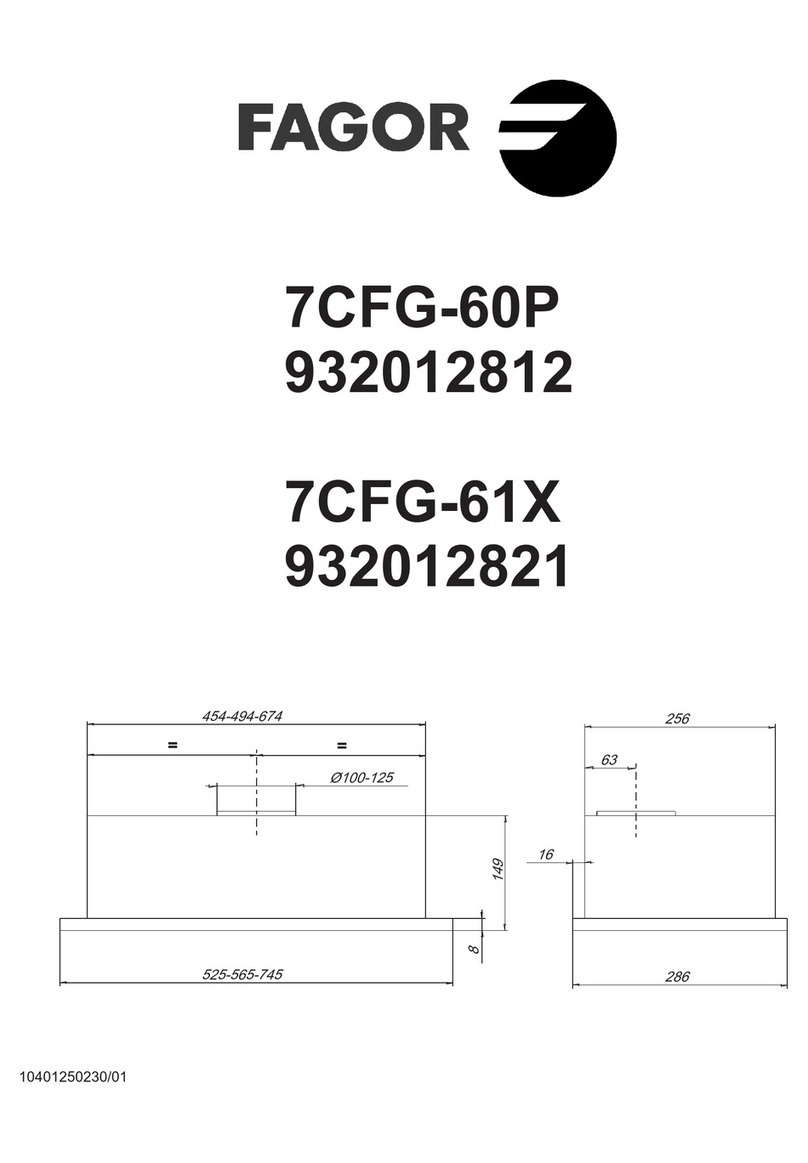 Fagor 7CFDG-61X manual