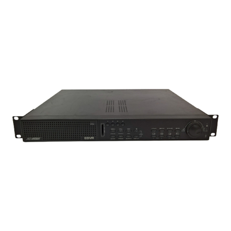 American Dynamics EDVR Installation and operation guide American Dynamics EDVR Installation and operation guide