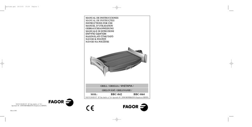 Fagor BBC-842-844 User manual