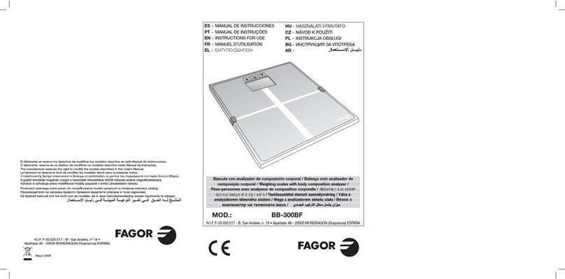 Fagor BB-300 BF manual