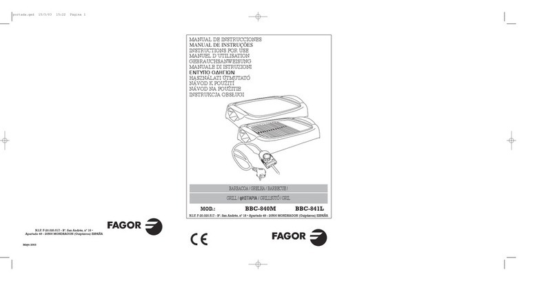 Fagor BBC-840M-841L User manual
