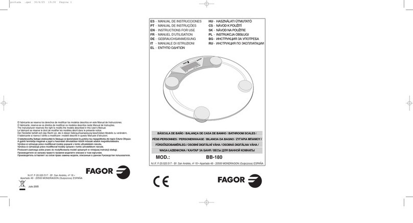 Fagor BB-180 Instructions for use