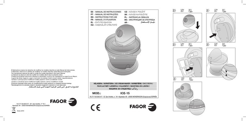 Fagor ICE-15 Instructions for use Fagor ICE-15 Instructions for use