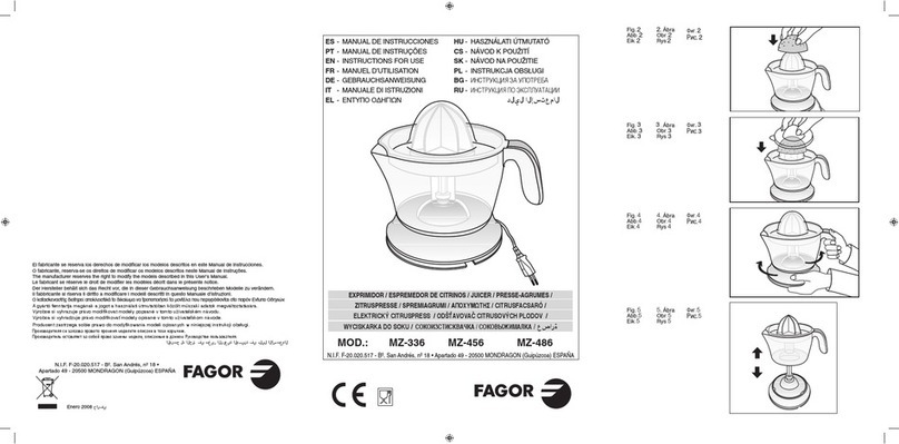 Fagor MZ-336 Instructions for use