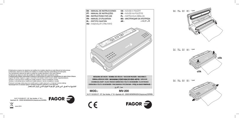 Fagor MV-200 Instructions for use