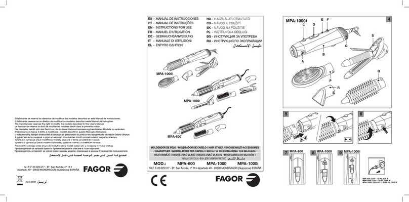 Fagor MPA-1000I Instructions for use