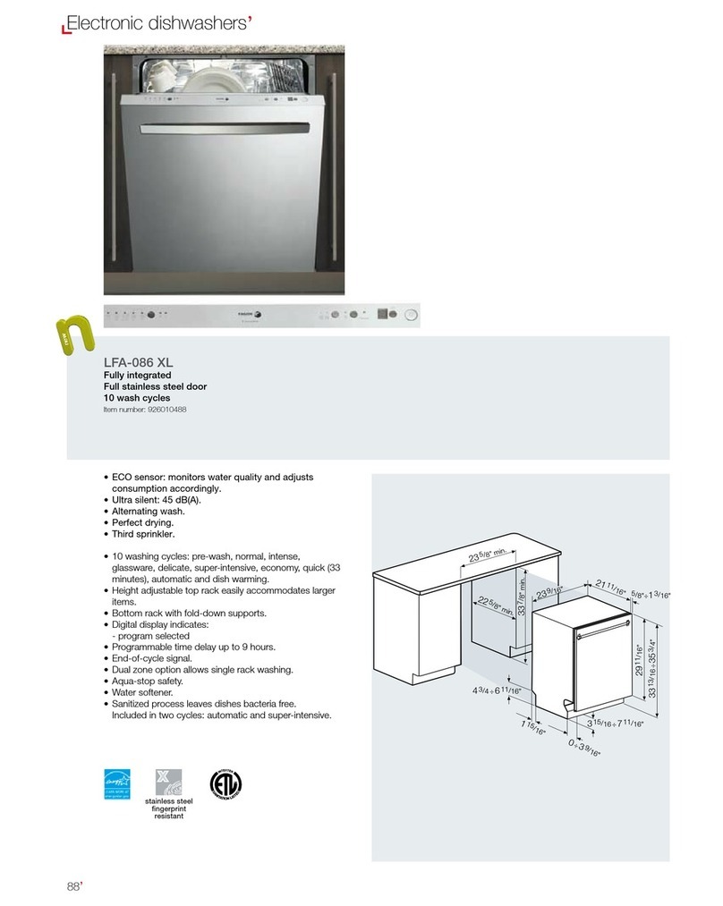 Fagor LFA086XL User manual Fagor LFA086XL User manual