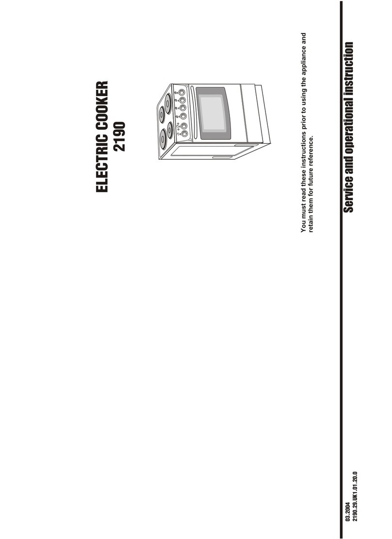 Fagor ELECTRIC COOKER 2190 manual Fagor ELECTRIC COOKER 2190 manual