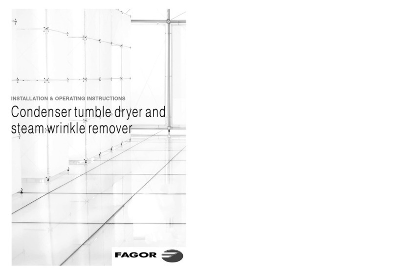 Fagor FTD800 Installation and operating instructions