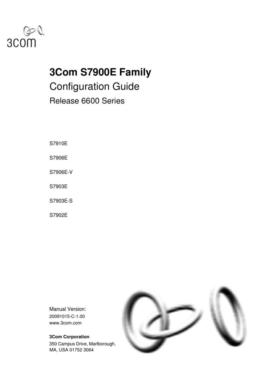 3Com S7906E - Switch User manual