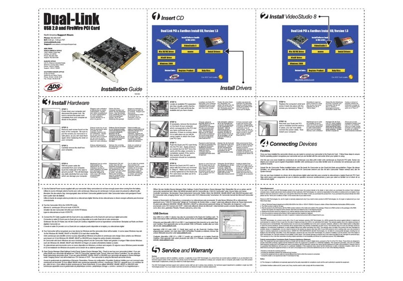 ADS Technologies DLX-180 User manual