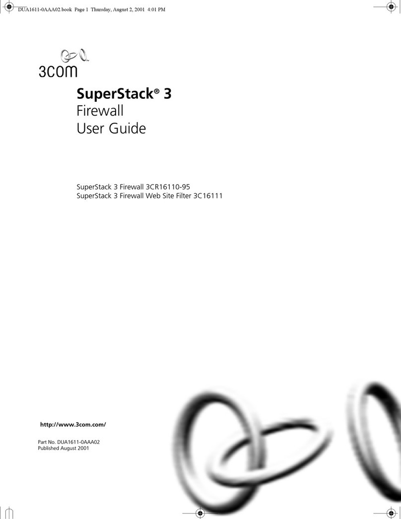 3Com SUPERSTACK 3CR16110-95 User manual