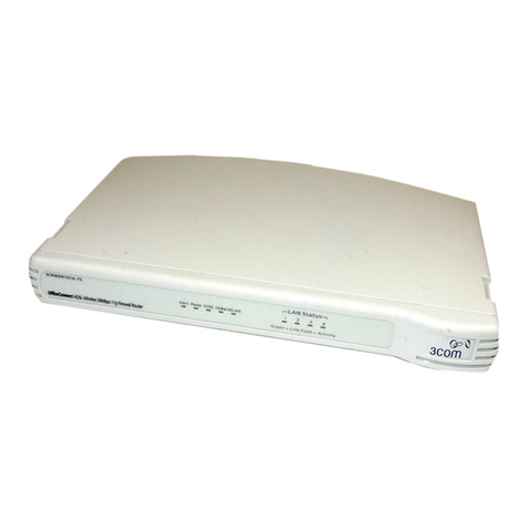 3Com 3CRWDR101A-75-US - OfficeConnect ADSL Wireless 54 Mbps 11g Firewall... user guide