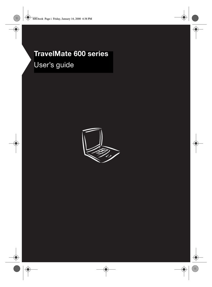 Acer TravelMate 602 User manual