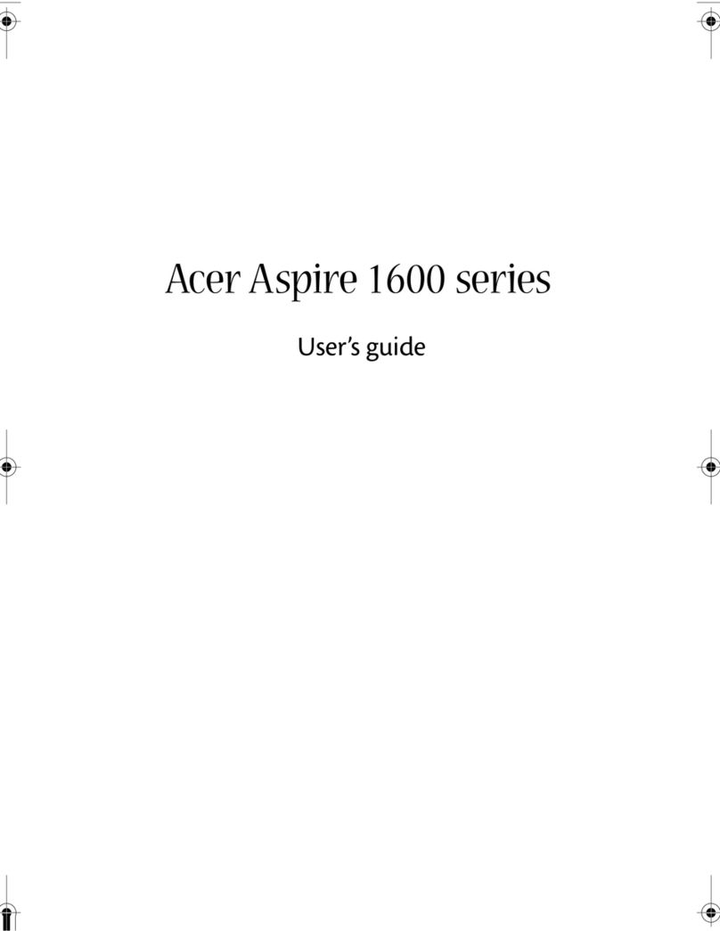 Acer Aspire 1600 series user guide