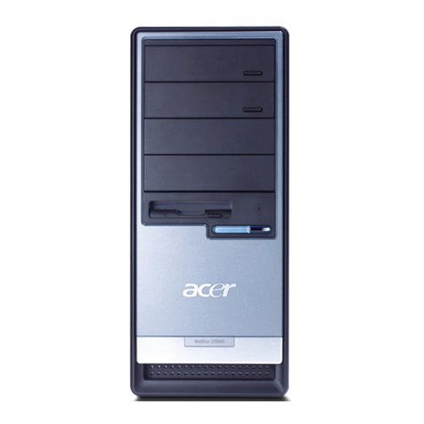 Acer Veriton 3700GX User manual Acer Veriton 3700GX User manual