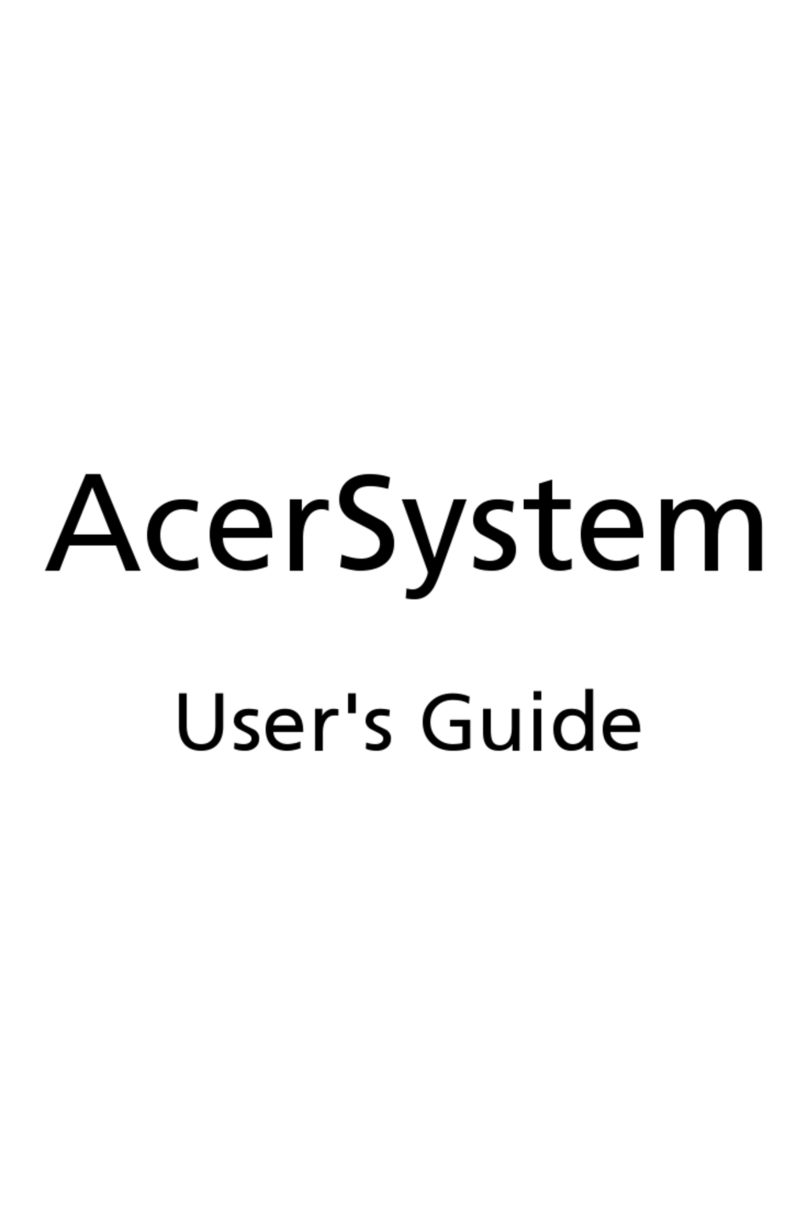 Acer Aspire E500 User manual