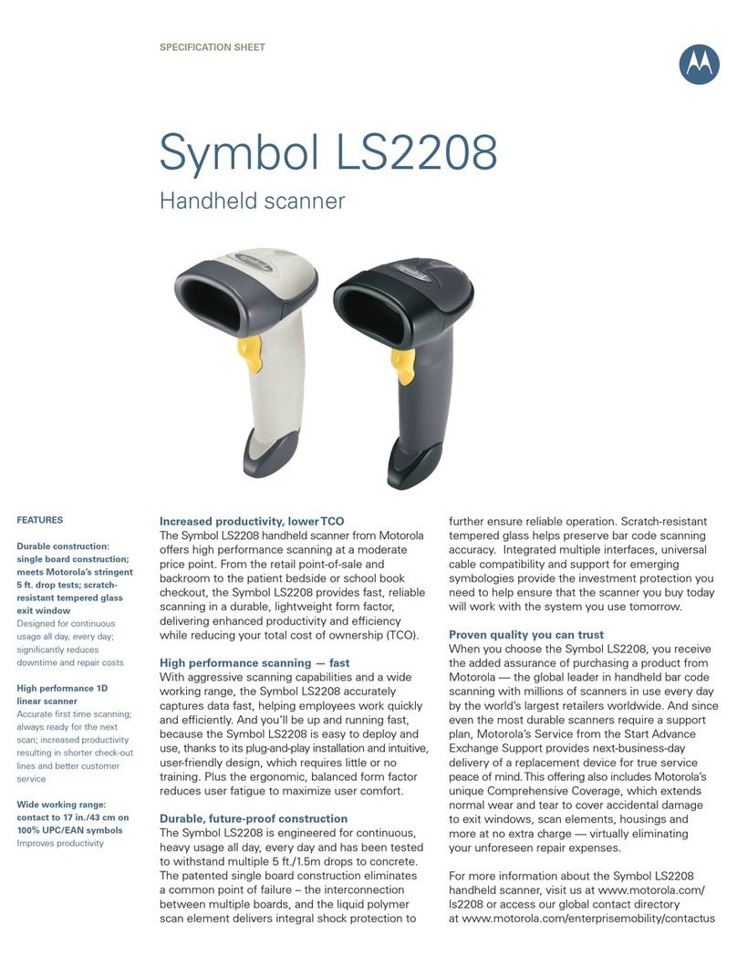 Symbol Symbol LS2208 User manual