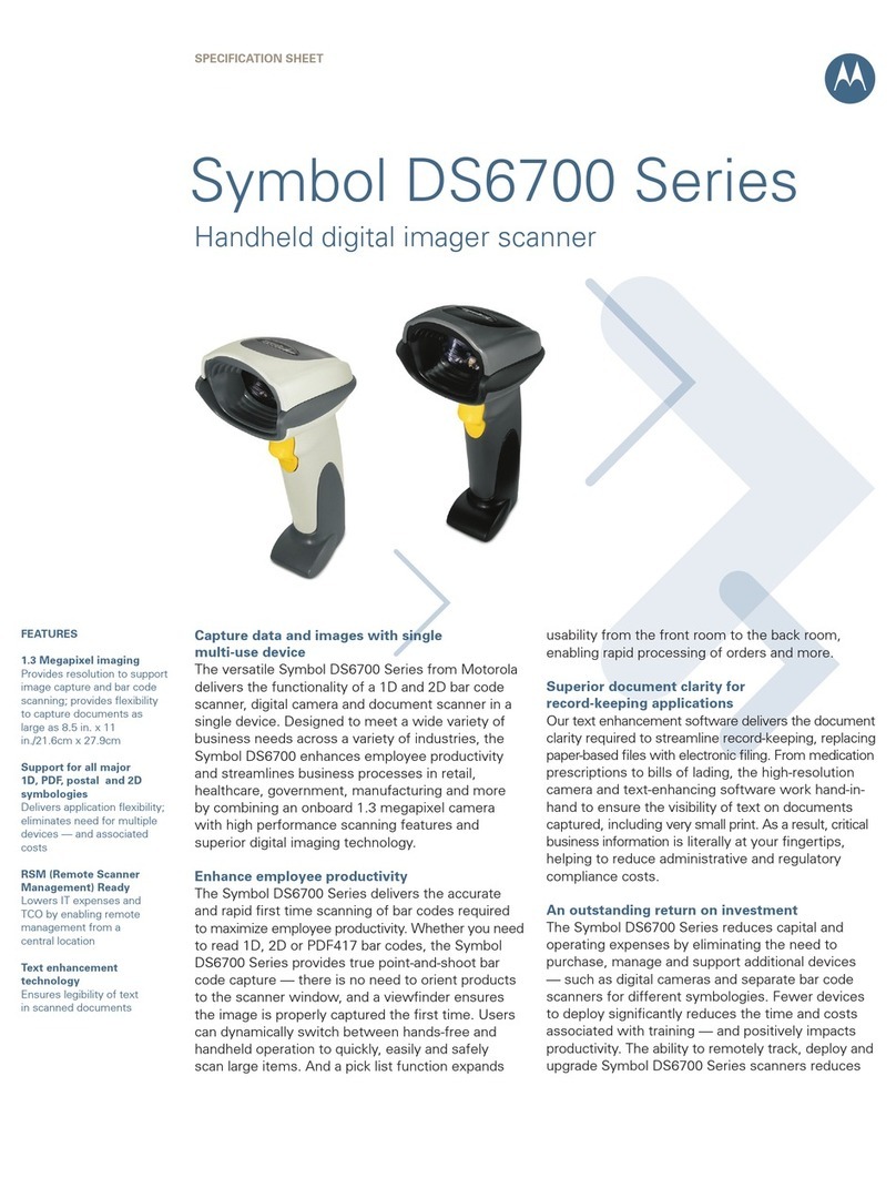 Symbol DS6707-SR20007ZZR User manual