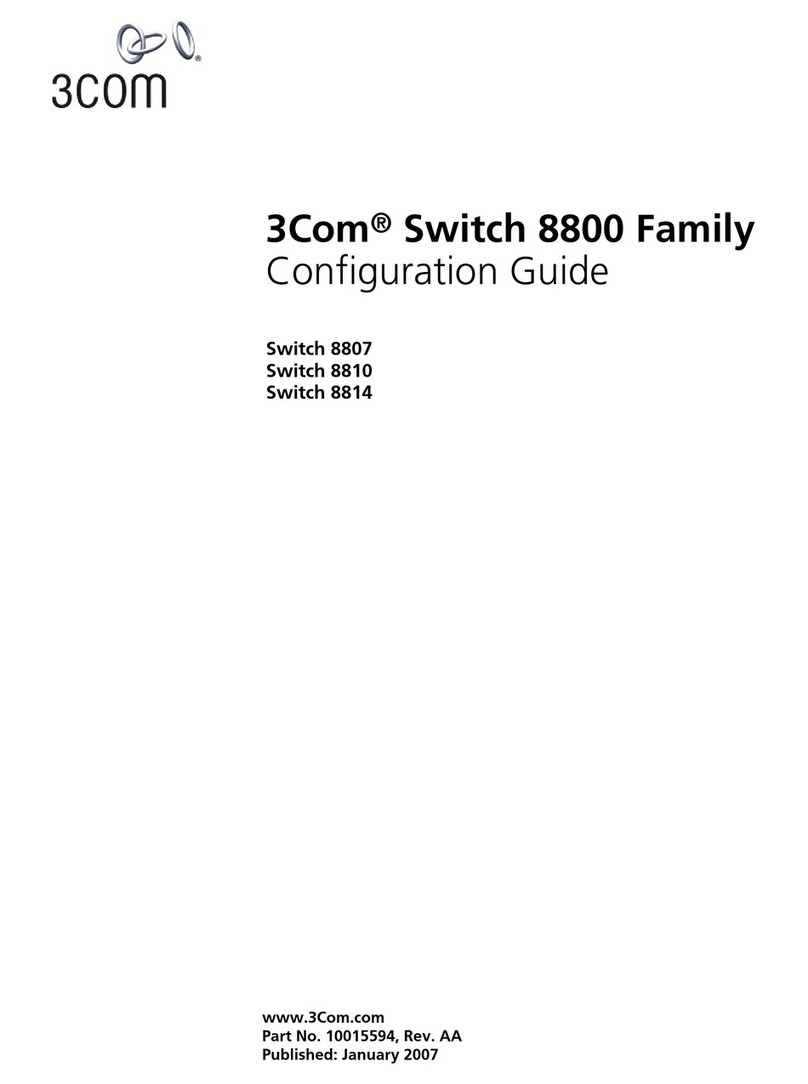 3Com Switch 8807 User manual