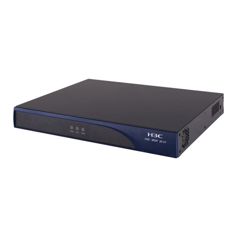 H3C MSR 20-20 Installation manual