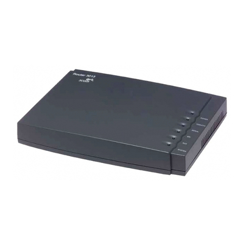 3Com Router 3032 User manual