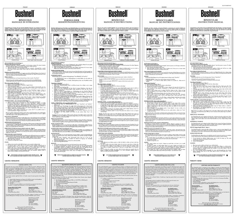 Bushnell 190836 User manual