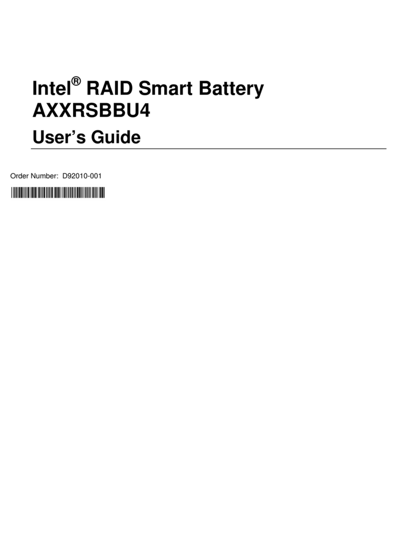 Intel AXXRSBBU4 User manual