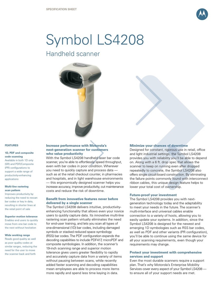 Symbol LS 4208 User manual