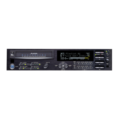 Alesis MASTERLINK ML-9600 User manual