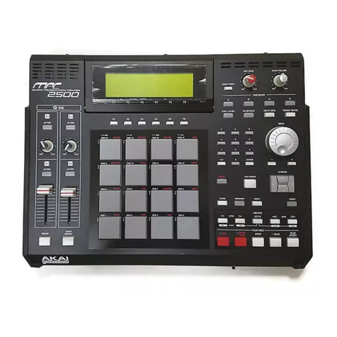 Akai MPC 2500 Operator's manual