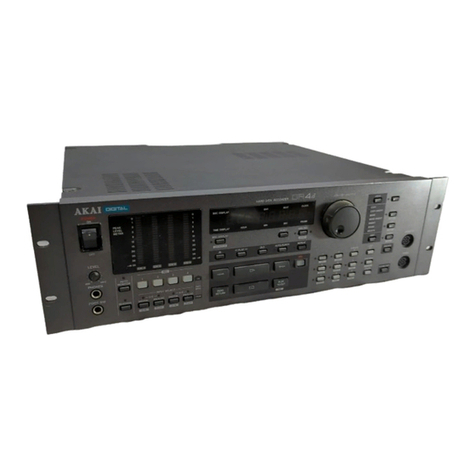 Akai DR 4 User manual Akai DR 4 User manual