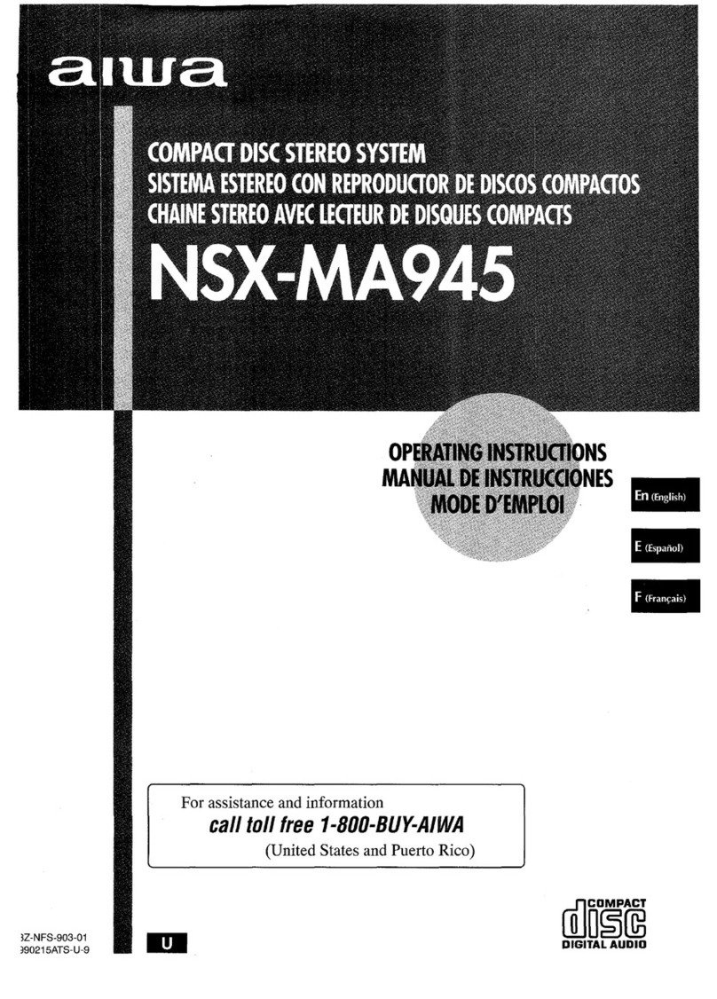 Aiwa NSX-MA945 User manual