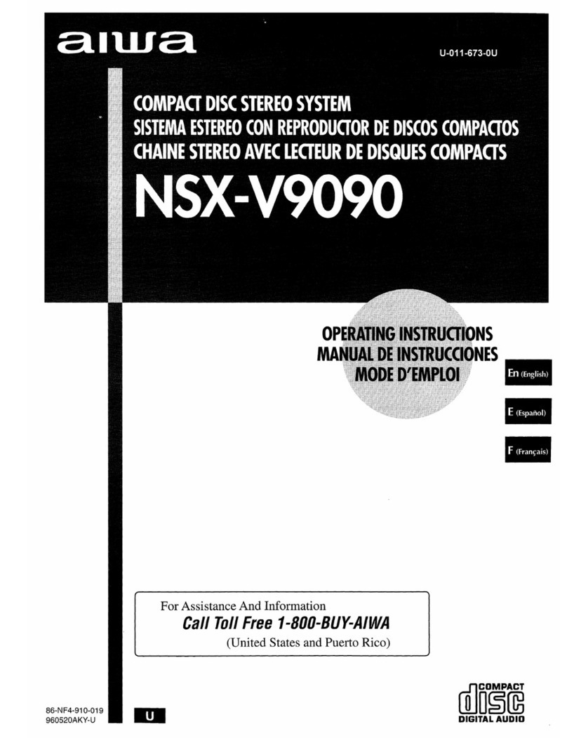 Aiwa NSX-V9090 User manual