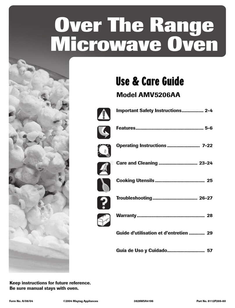 Amana AMV5206 User manual