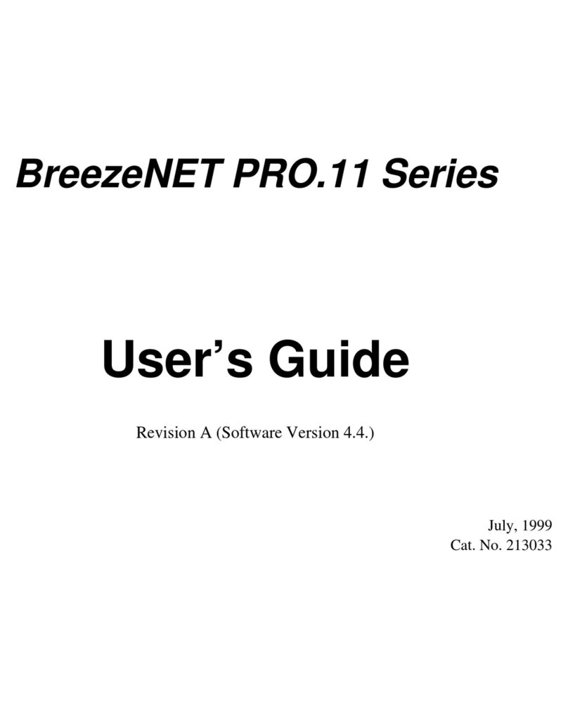 Alvarion BreezeNET PRO.11 Series User manual Alvarion BreezeNET PRO.11 Series User manual