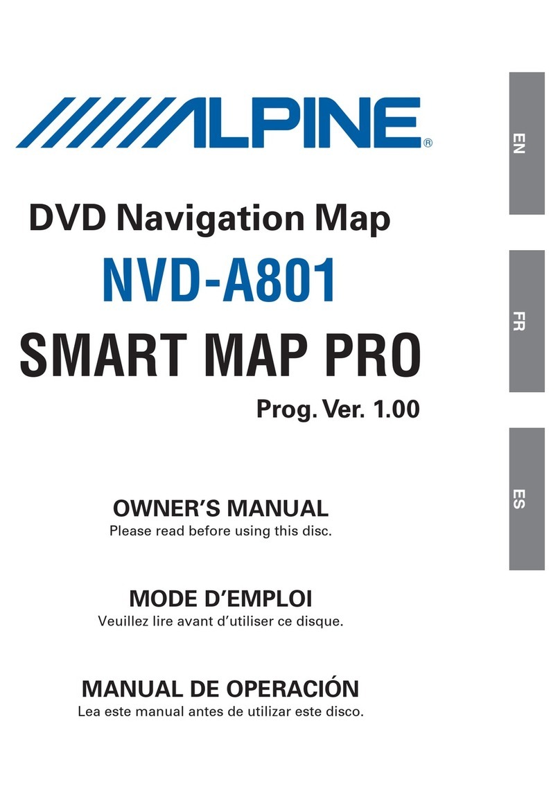 Alpine NVD-A801 owner's manual