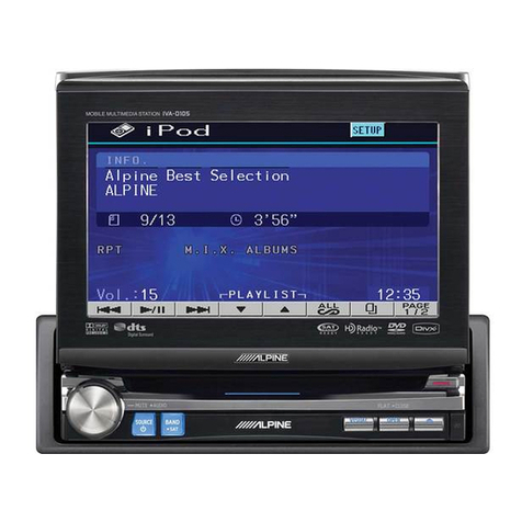 Alpine IVA-D105 User manual