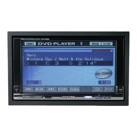 Alpine IVA-W205 User manual