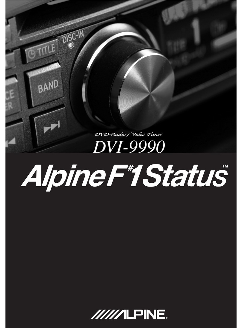 Alpine DVI-9990 owner's manual