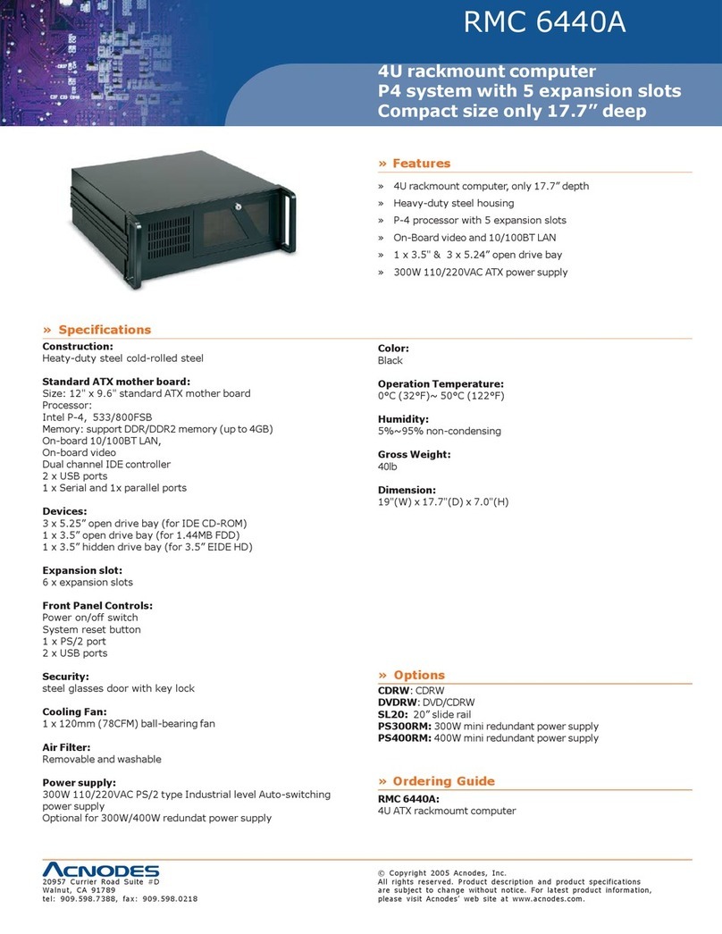 Acnodes RMC 6440A User manual