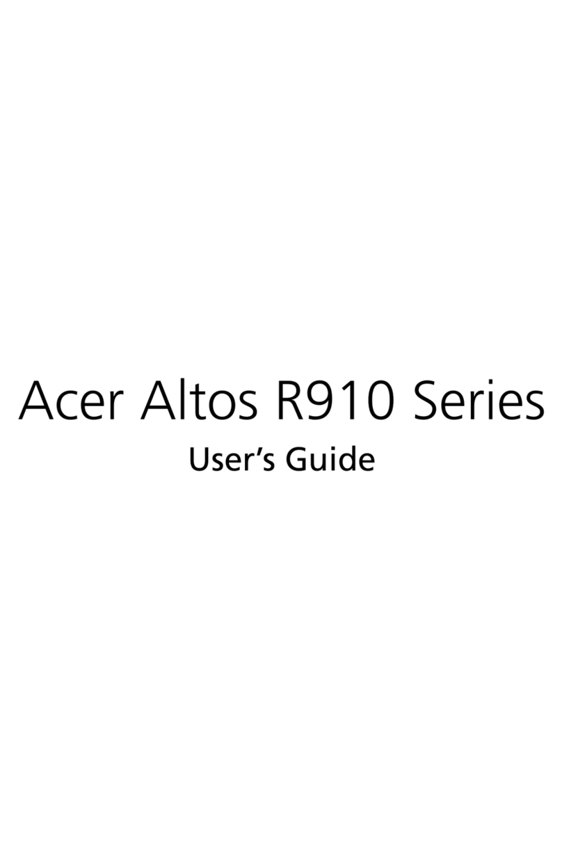 Acer ALTOS R910 Series User manual