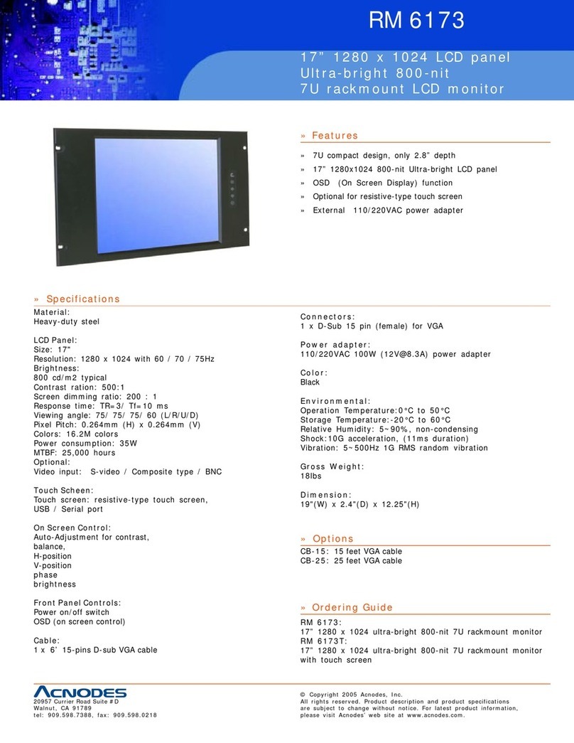 Acnodes RM 6173 User manual